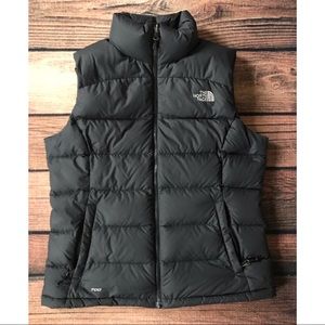 Women’s Black North Face Puffer Vest